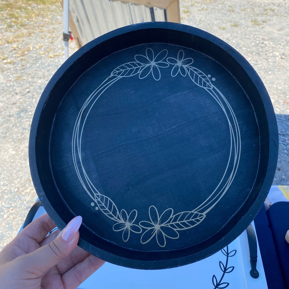 Black Wood Bowl